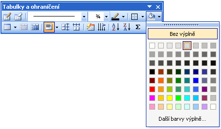 96 Microsoft Office Word 2003 ohraničení odstavce vytvoříme tak například postupným klepnutím na tlačítka Levé ohraničení a Dolní ohraničení.
