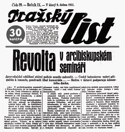 dubna 1932 svou docenturu a od října 1934 mu byla udělena kanonická mise pro obor pastorální teologie.