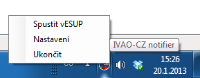 Základní myšlenka IVAO-CZ Notifikátor (dále jen aplikace) slouží k monitorování sítě IVAO a systému aplikace IVAO-CZ vesup.