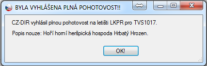 Odeslat E-mailem Tímto políčkem se přihlásíte k odběru informací i tehdy, pokud není Notifikátor spuštěn.