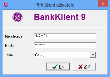 29 Přihlášení oprávněné osoby Oprávněná osoba je typ uživatele, který smí provádět aktivní operace v systému BankKlient, čímž se rozumí především provádění uzávěrky a také generování elektronických