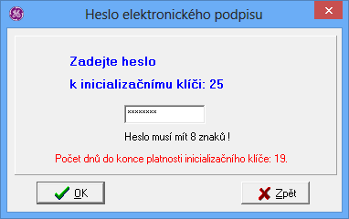 30 BankKlient Klikněte na tlačítko OK. Zvolte si 8-místné heslo pro přihlášení do systému BankKlient. Klikněte na tlačítko Generování.