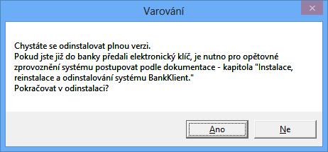 35 Kompletní aktualizace obou částí se provádí vždy při provádění přenosů s bankou, Aktuální informace lze aktualizovat navíc ještě vždy stiskem tlačítka ON-line aktualizace na příslušné obrazovce a