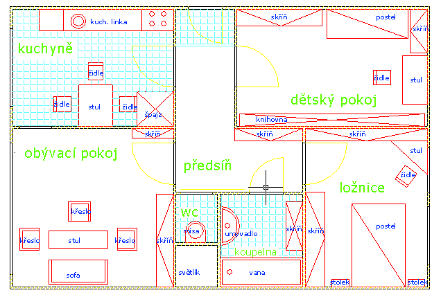 Příklad : Použijte výkres architektonického