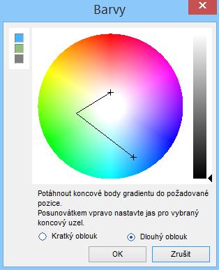 Barvy prvků se liší podle Architektonického typu (sloup, nosník a různé pro liniové prvky, desky, stěny). Barvy prvků jsou přiřazeny podle materiálu. Barvy prvků jsou přiřazeny podle tloušťek ploch.