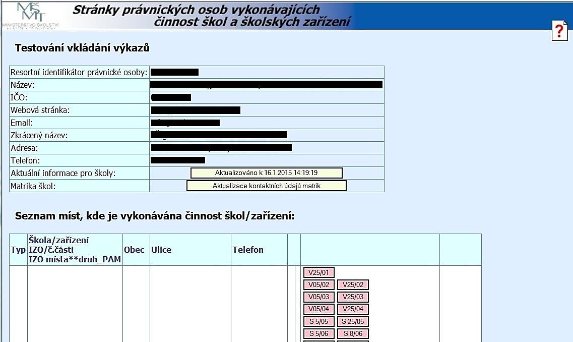 cz/login Uživatel je Vaše RED IZO bez mezer, heslo je Vaše standardní heslo, které používáte při vyplňování výkazů viz výše.