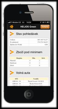 Architektura HELIOS Green / Helios Mini / HELIOS Mobile DMZ WEB SERVICE Win klient HELIOS Green LAN Internet