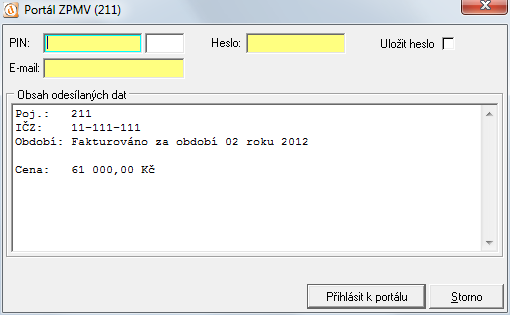 Oprava dávek a elektronické odeslání na portály pojišťoven Protokol zavřete.