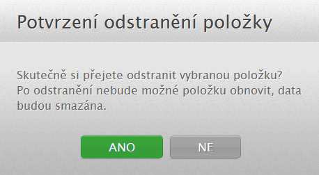 EDITOVAT pomocí tohoto tlačítka editujete celý projekt SMAZAT pomocí tohoto tlačítka trvale smažete rozpracovaný projekt, před smazáním jste systémem dotázáni na potvrzení akce.