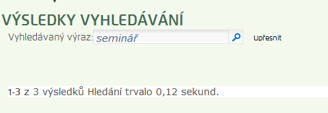 Ke stránce rozšířeného vyhledávání lze přistoupit i