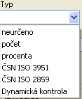 6.3.13 Metoda kontroly Slouží k popisu jakým způsobem bude znak vyhodnocen. Informaci je možno vypsat nebo přenést z Pomocné databáze. 6.3.14 Záznam o kontrole Slouží k popisu kde bude zaznamenán výsledek, který byl zjištěn při vyhodnocení znaku.