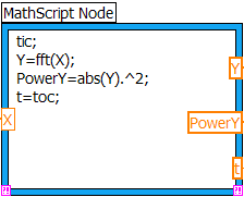 MathScript Tam kde vizuální programování nestačí: možnost použití kódu MathScript, vyvinutého v prostředích MATLAB a GNU Octave nativní interpretr a editor MathScript