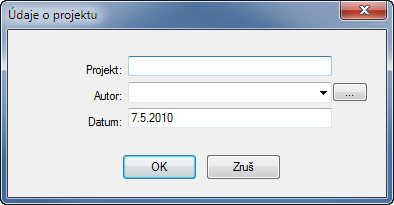 Kapitola 10 Společné parametry řezů V tomto okně je možné přednastavit společná nastavení a společné číselné hodnoty jednotlivých příčných řezů pro výpočet kubatur.