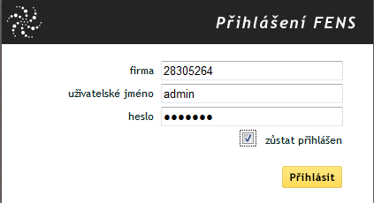 Přihlášení a odhlášení se do/z systému Aby uţivatel mohl pracovat se systémem, je nutné se do systému přihlásit.