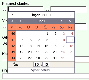 Jak vytvořit článek, který je pouze odkazem na jiný web Článek může sloužit pouze jako odkaz (přesměrování). K tomu je nutné vyplnit pole URL na zelené záložce Článek.