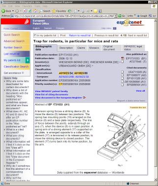 Databáze esp@cenet obsahuje přes