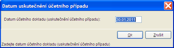 Obrázek 4 UDP=3; DUD=1; plátci DPH Obrázek 5 UDP=3; DUD=0; plátci DPH Obrázek 6 UDP=3; neplátci DPH Plátci DPH, kteří mají nastaveno UDP=0 či 2, budou muset doplnit datum uplatnění daně do popisu