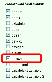 V prvním (rodičovském) článku tato funkce automaticky vytvoří obsah celé knihy, do všech potomků zvoleného článku je pak automaticky vkládána navigace urychlující přechod mezi kapitolami.