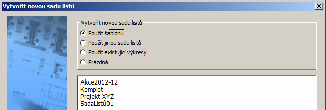 BricsCAD > Panel nástrojů Standardní Na řádce Cesta k souboru můžete změnit šablonu, podle které bude založen nový výkres.