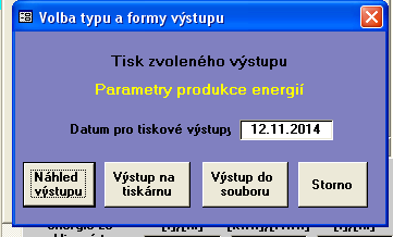Parametr produkce příslušné energetické suroviny resp.