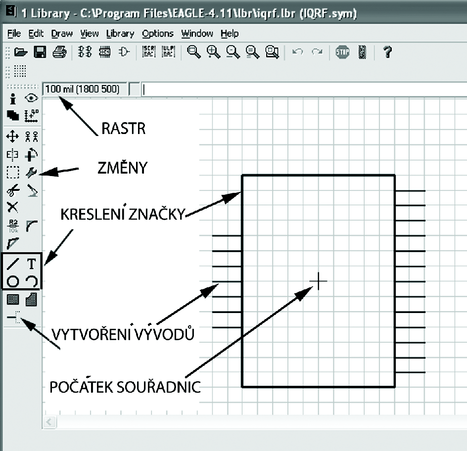 Obr. 53 Editor knihoven 5.2.