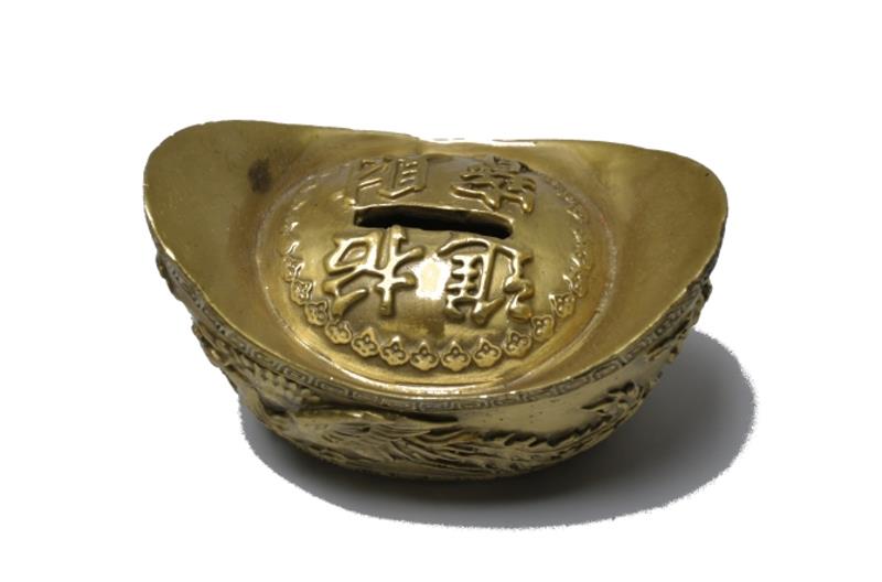 Zlatý ingot je symbolem bohatství, úspěchu, moci a jedinečnosti.