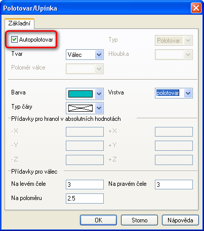 Přehled kroků při tvorbě pracovního postupu v CAD/CAM systému 32 k soustruženému hřídeli, či k