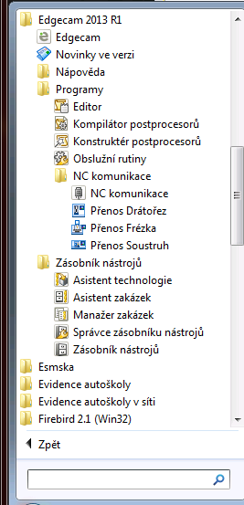 - 14 - Při používání programu EdgeCAM se používá následující posloupnost jednotlivých kroků: 1. CAD (nakreslení modelu v CAD prostředí nebo import modelů u některého kompatibilního CAD programu) 2.