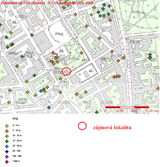 pomocí jednoduché jádrovnice s TK korunkou o průměru 175 mm a k jejich provedení byla použita vrtná souprava WIRTH B1A.