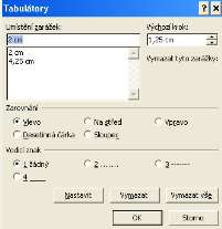 Modul ICT MS WORD 2010 (Mgr. Martina Hanáková) 4.5 Sloupce a tabulátory Často je nutné psát text do sloupců. Podle charakteru textu je možné zvolit dvě možnosti.