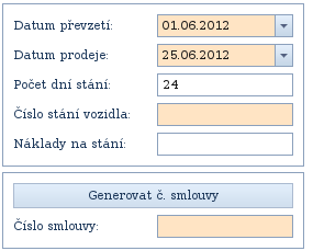 Cenová historie: tabulka obsahuje historické změny cenových informací. Slouží k evidenci změn v čase.