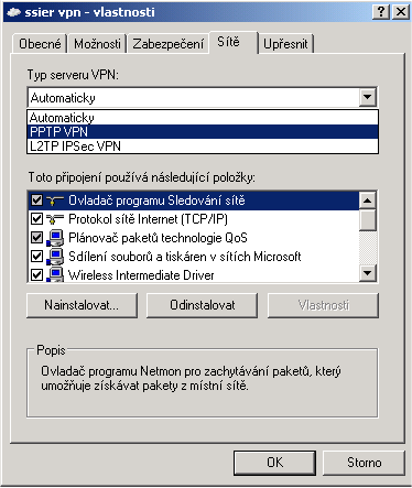 Pokud není možné uživatele ověřit, je zapotřebí zkontrolovat nastavení pro připojení k VPN.