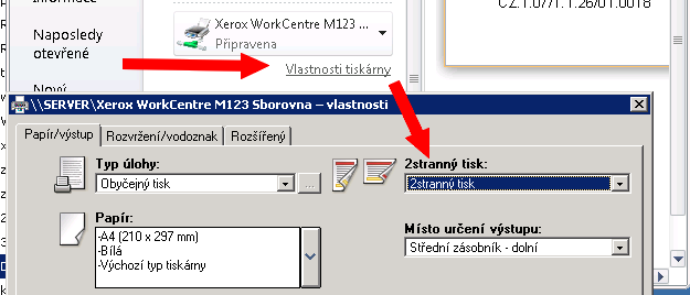 4. Tisk V režimu terminálu můžeme využívat síťové tiskárny.