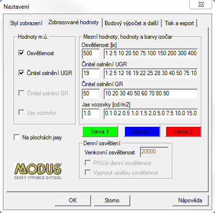 Obrázek 39: Zobrazené hodnoty 6.2.11 Nastavení tisku a export do pdf V poslední části se dostaneme k nastavení vzhledu tiskového výstupu a k uložení výsledného protokolu do pdf.