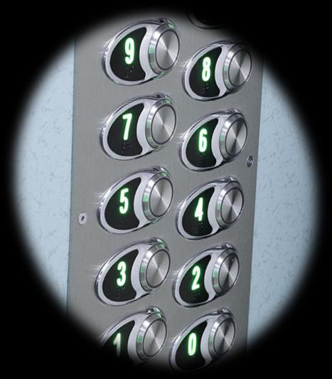 Standardní provedení tabel Rozměry: 180 x 700 mm (max. 8 tlačítek + alarm); 180 x 800 mm (max. 10 tlačítek + alarm); 205 x 880 mm (max.