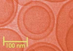 cílená dodávka léků do organizmu nanonosiče (např. liposomy) nanosystémy (NEMS) koloidní roztoky ve spreji kovové nanosvaly liposom http://uber-life.net/technology/liposomes.