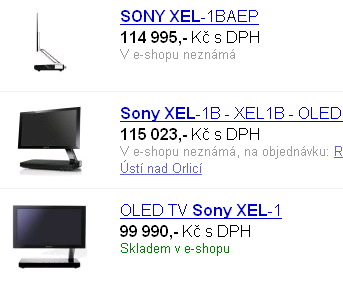(PMOLED) pasivní řízení pixelů systém překřížených vodičů Aktivní matice (AMOLED) každý