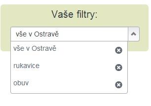 Sekci Aktuální filtr v menu Vyhledávání v zakázkách můžete využít také pro nastavení a uložení filtru, který můžete opakovaně využívat jak při online vyhledávání, tak i pro nastavení služby zasílání