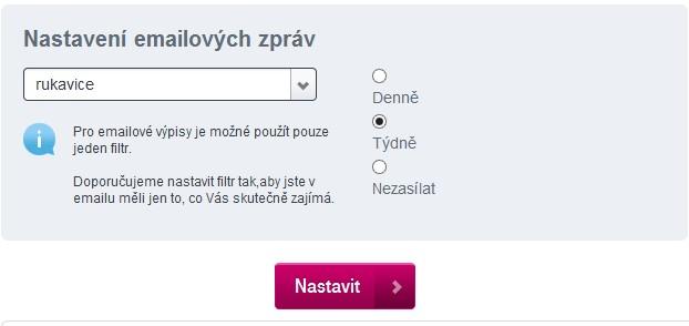 Upravit seznam vybraných oborů lze následovně Po uplynutí 30 dnů od předchozího uložení naleznete v sekci vybrané obory vedle každého oboru/podoboru tlačítko odebrat.