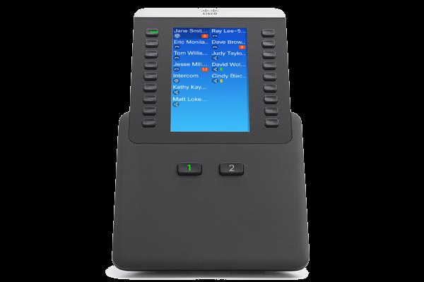 CISCO IP PHONES 8800 SERIES Cisco IP Phone 8800 Series Key Expansion Module Telefon CP 8851 Podpora 2x Expansních modulů