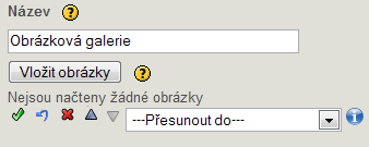 Odkaz Externí webová stránka. Slouží k vložení odkazu na externí webovou stránku. 1.