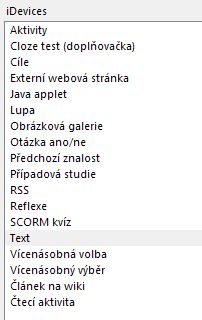 Základní editace V této kapitole ukážeme základní prvky pro vytvoření kurzu. idevices idevices vám umožní do stránky kurzu snadno přidat obsahový blok kurzu, který můžete dále upravovat.