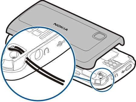 Telefonování 27 Připojení poutka Telefonování Hovory 1 Na domovské obrazovce otevřete volbou možnost Telefon číselník a zadejte telefonní číslo včetně předčíslí.