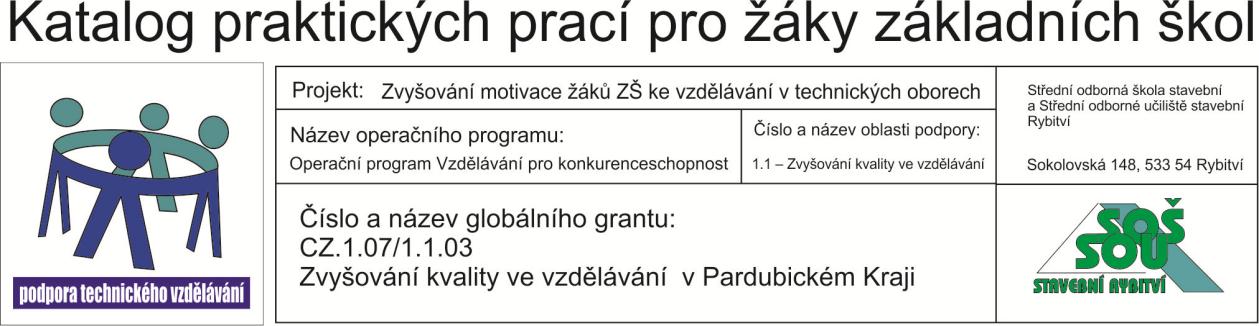 .. Katalog prací a