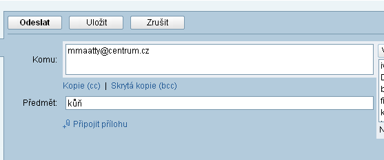 Otevře se nám řádek s tlačítkem Procházet Klikneme na tlačítko Procházet a vybereme požadovaný soubor.
