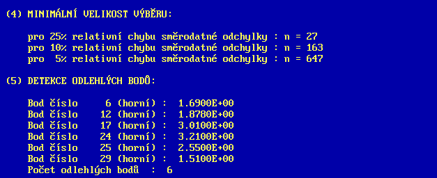 Ověření předpokladů o datech a. Ověření normality rozdělení: předpoklad normality zamítnut (obr. 29) b.