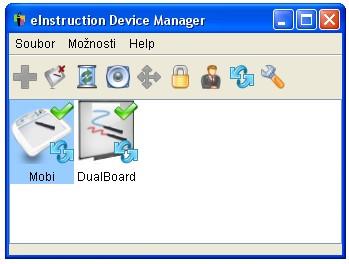 DualBoard 13 Pokud během těchto dvou minut dojde k bezproblémovému připojení (párování RF zařízení), kontrolka přestane blikat a pouze modře svítí, pokud nedojde k vypnutí tabule nebo počítače.