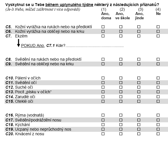 Relativně podrobné otázky