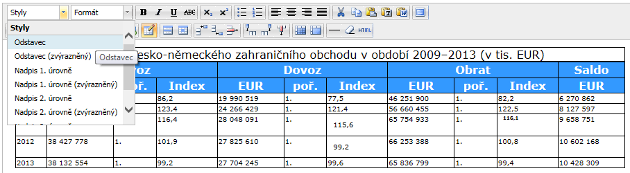 Zvolíme možnost Aktualizovat.