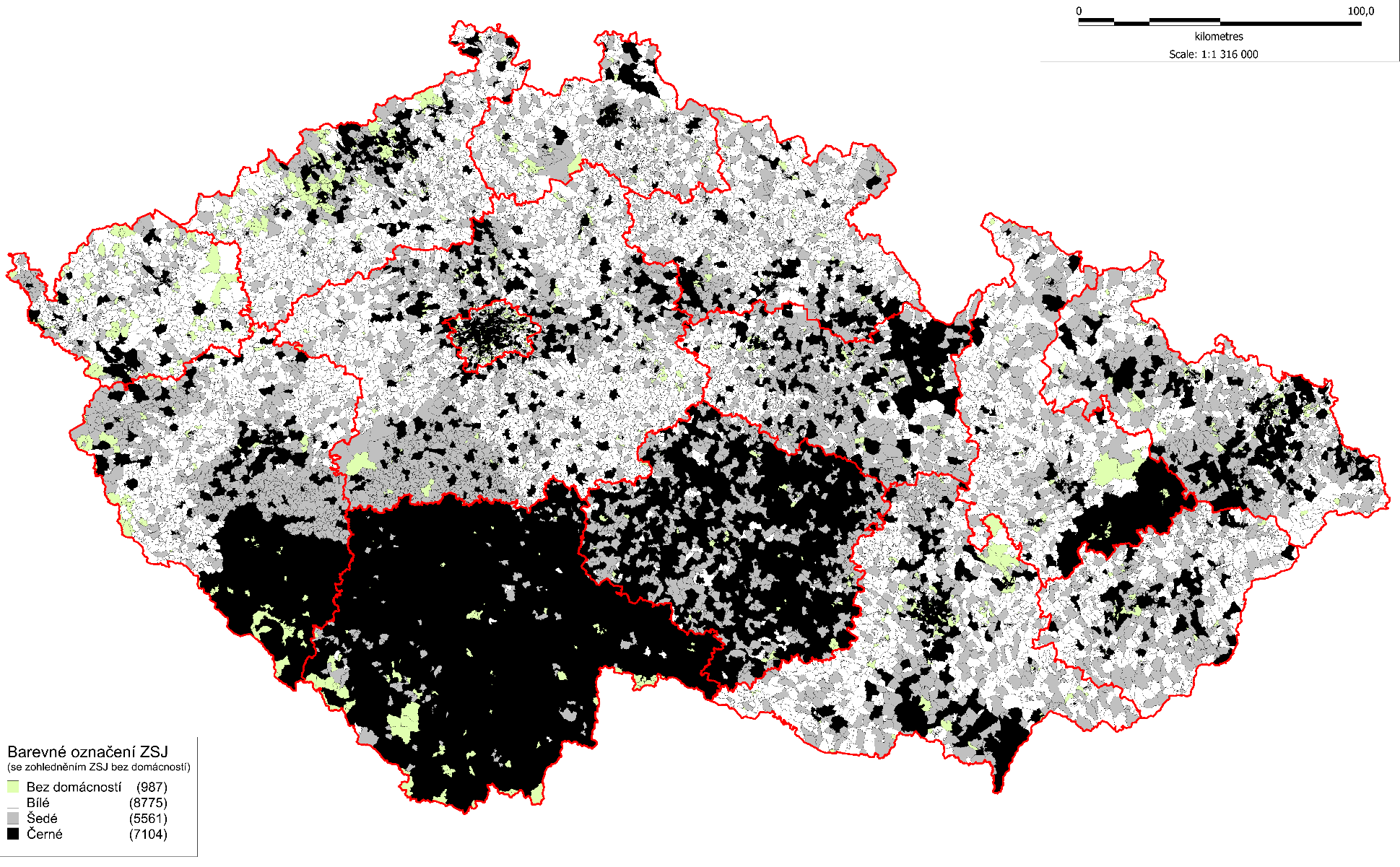 ČTÚ: Indikativní mapa tzv.